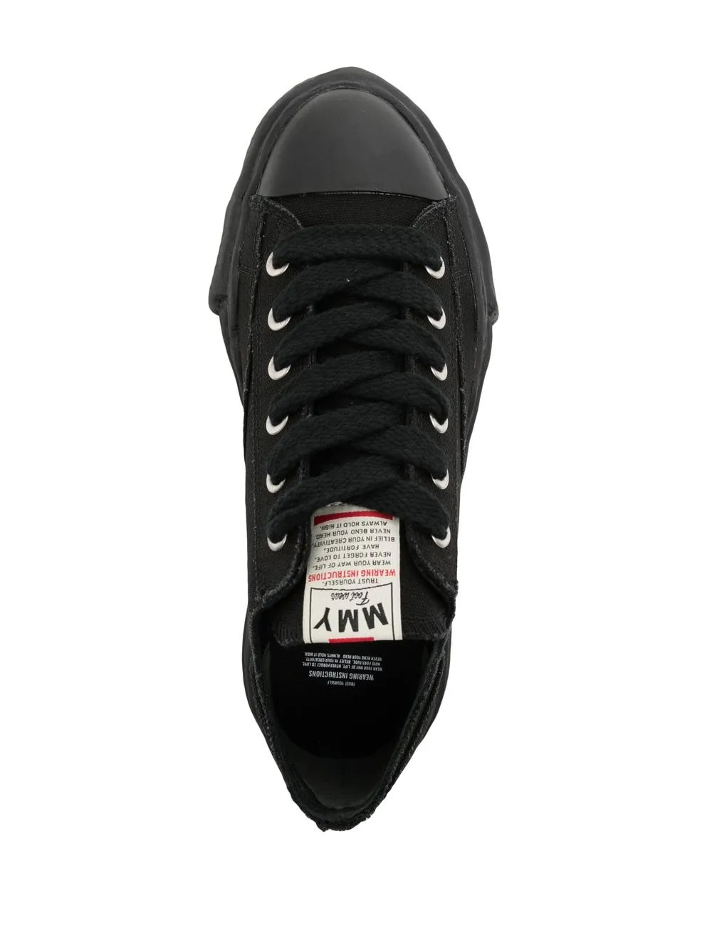 Maison MIHARA YASUHIRO tenis bajos - negro
