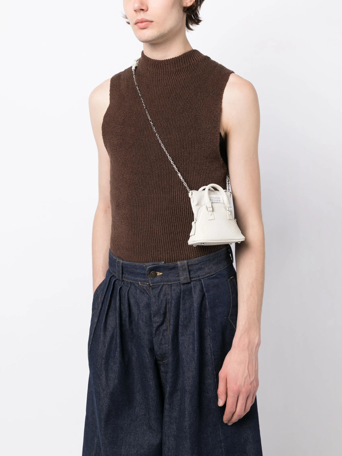 Maison Margiela bolsa 5AC Classique Baby - Blanco - imagen 2
