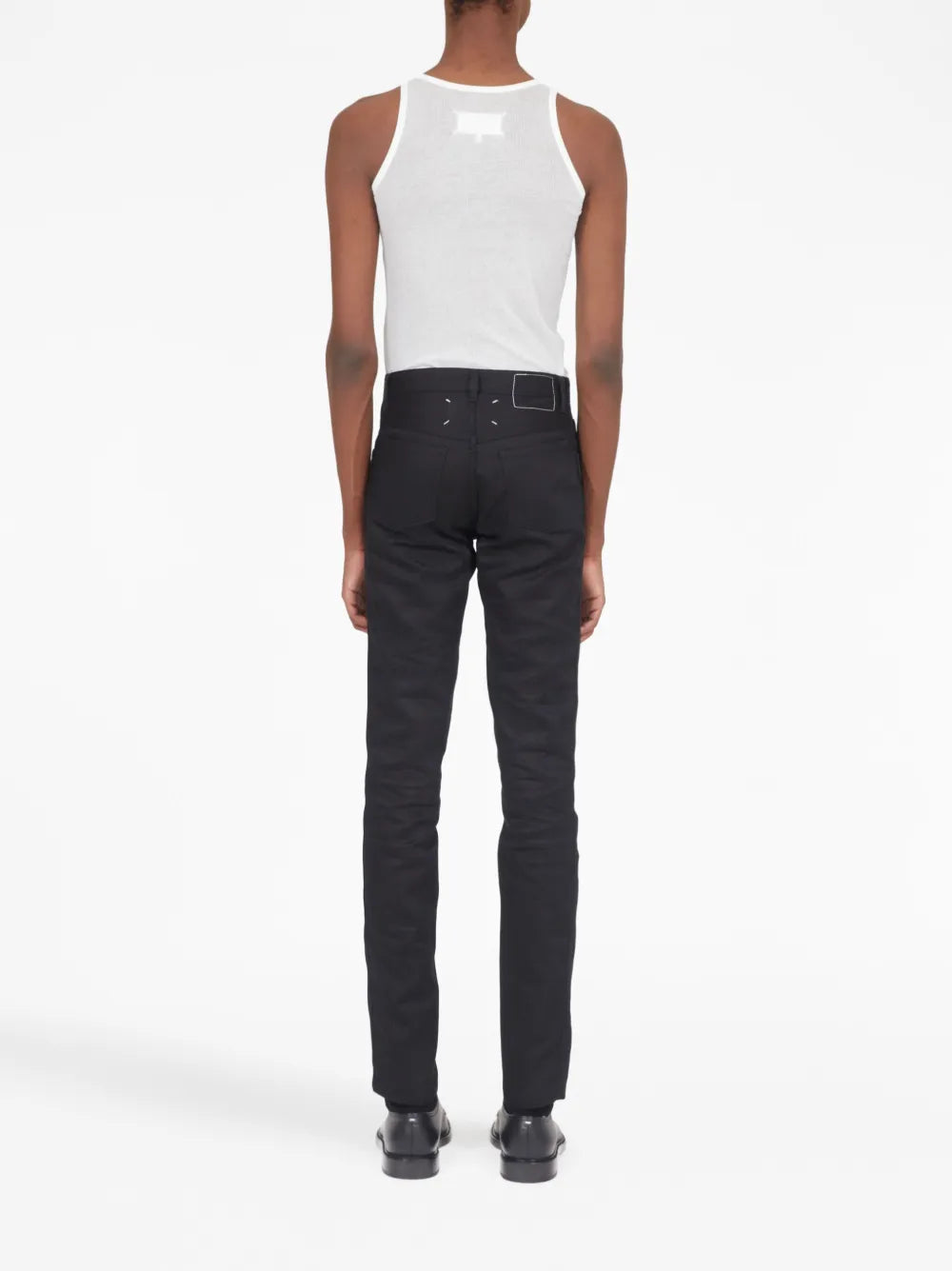 Maison Margiela skinny jeans Memory Of - Negro - imagen 4