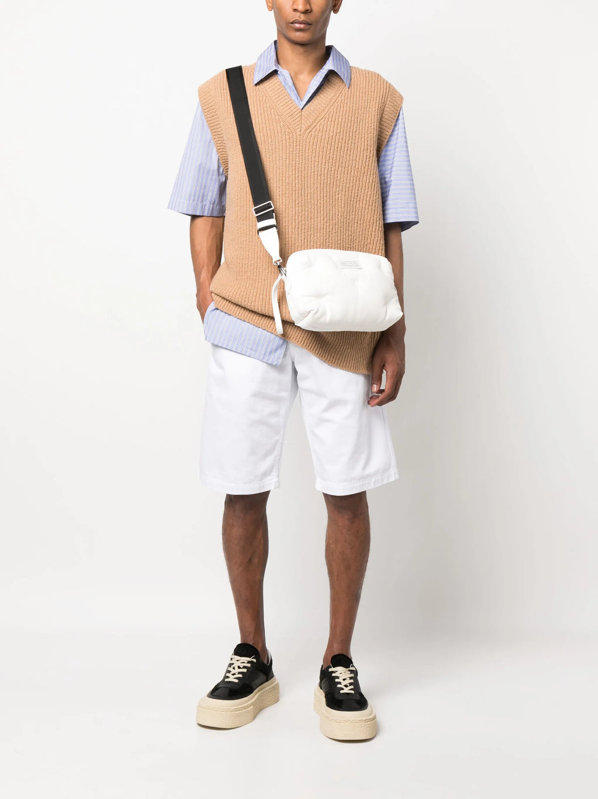 Maison Margiela bolsa cámara Glam Slam - Blanco - imagen 2