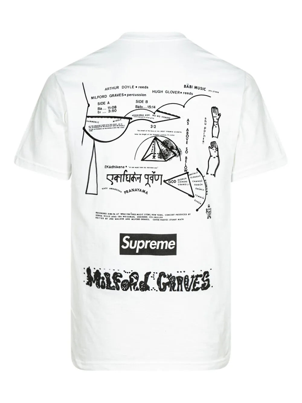 Supreme playera Milford Graves - Blanco - imagen 2
