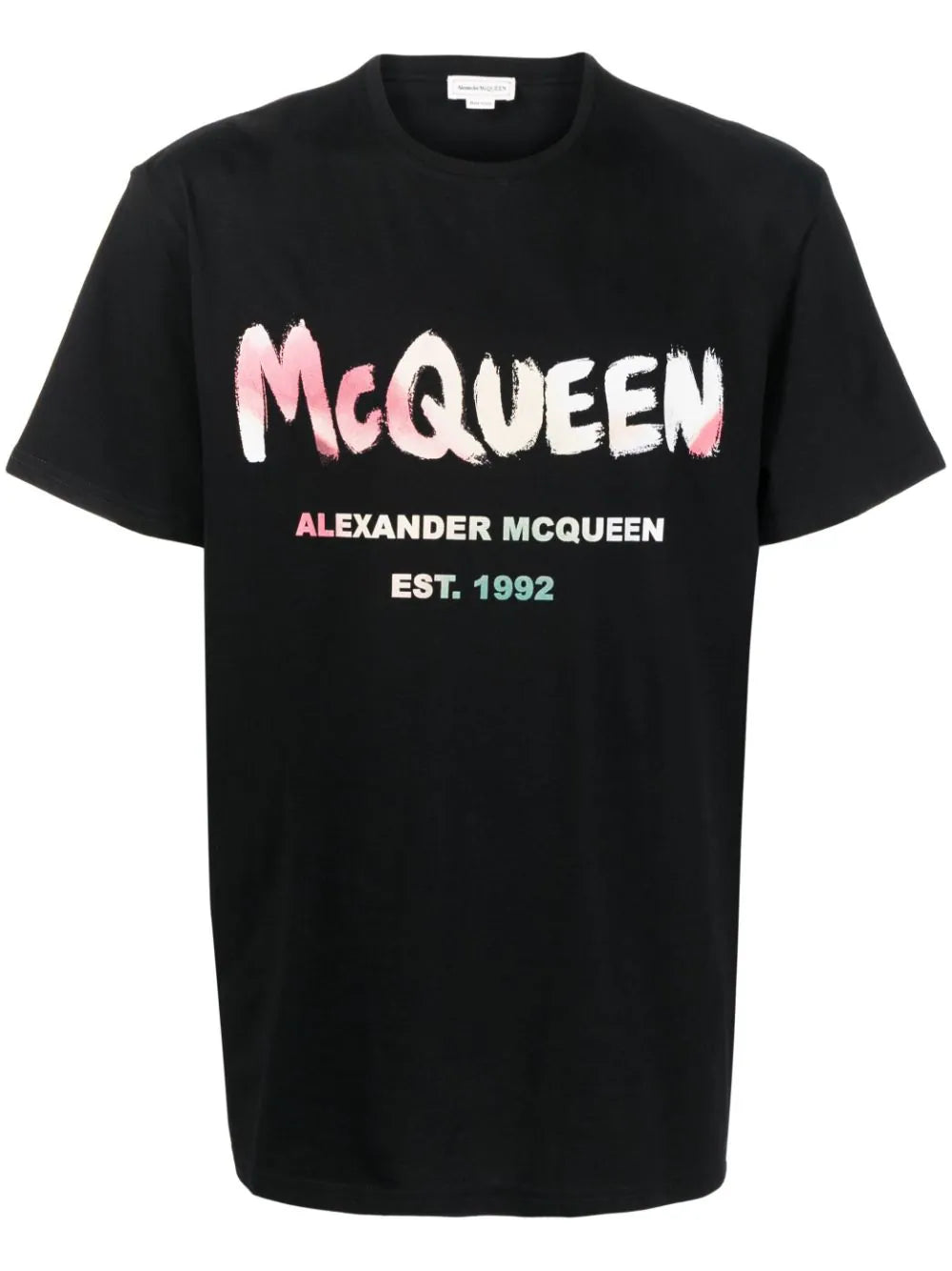 Playera Alexander McQueen con logo estampado