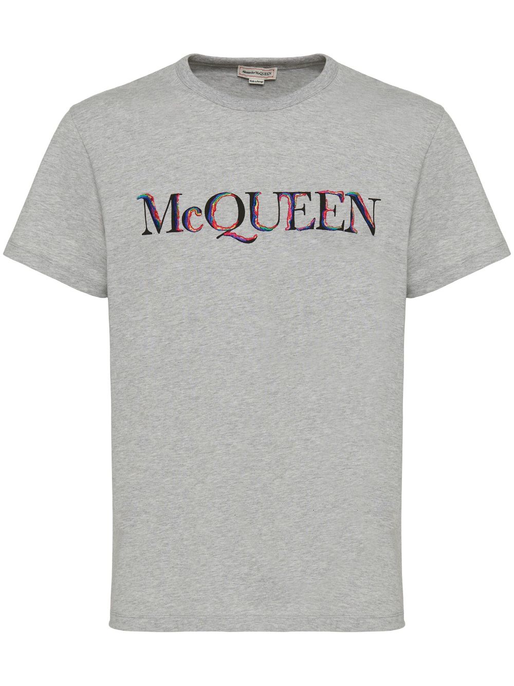 Playera Alexander McQueen con logo bordado