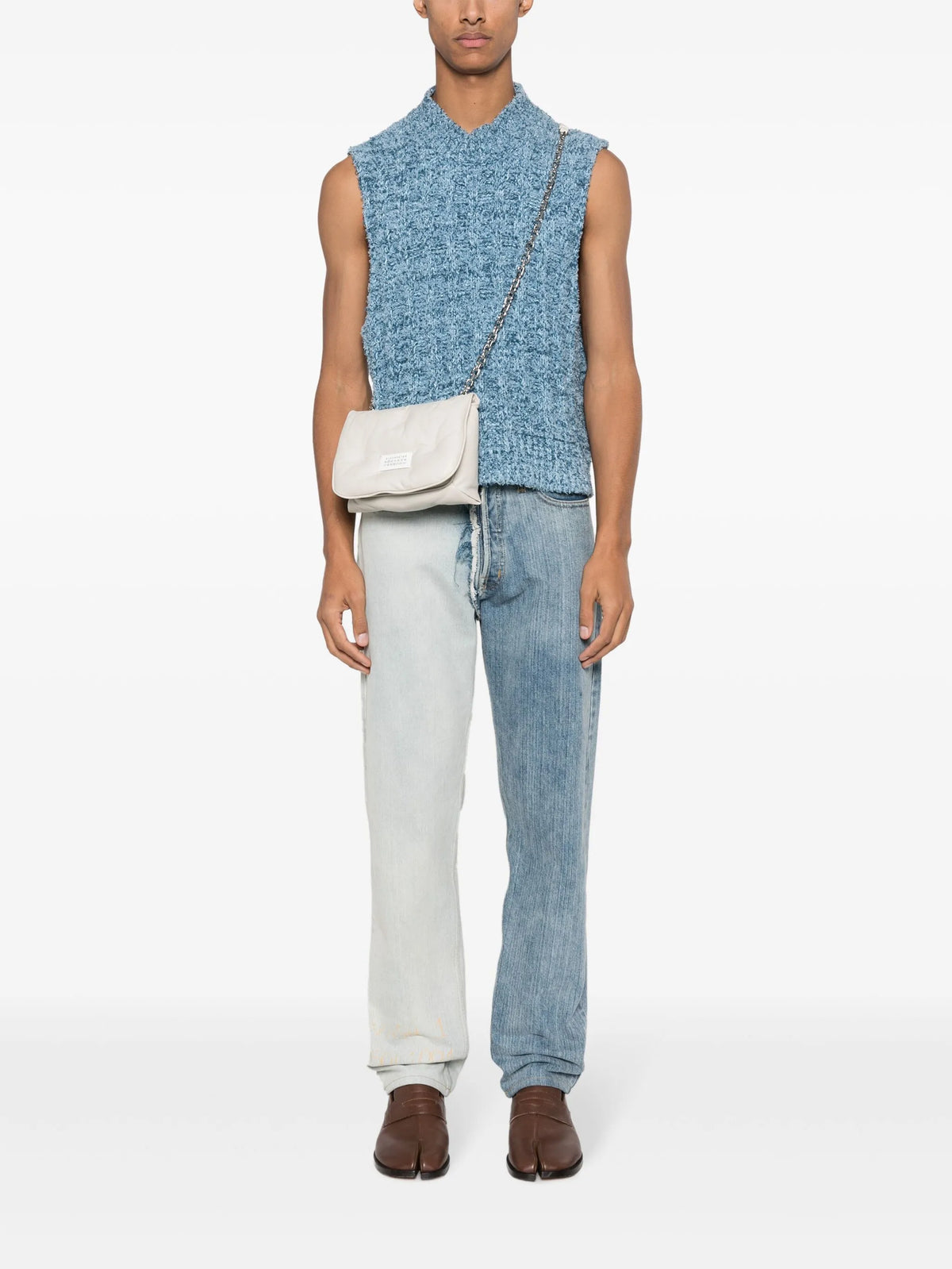 Maison Margiela bolsa de hombro Glam Slam Flap pequeña - Neutro - imagen 2