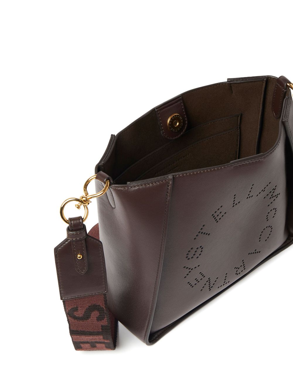 Stella McCartney bolsa de hombro con logo estampado