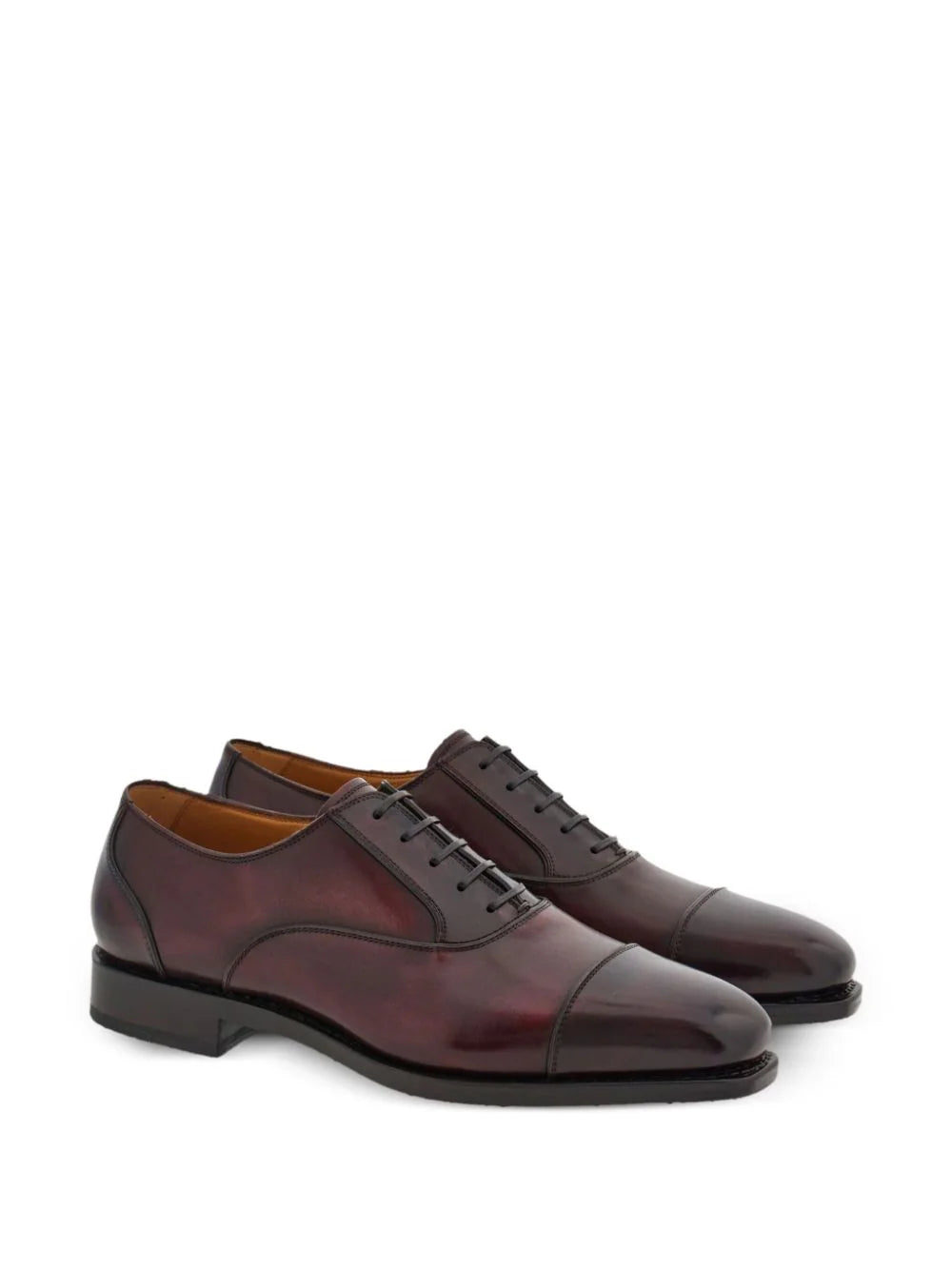 Ferragamo zapatos oxford con puntera cuadrada