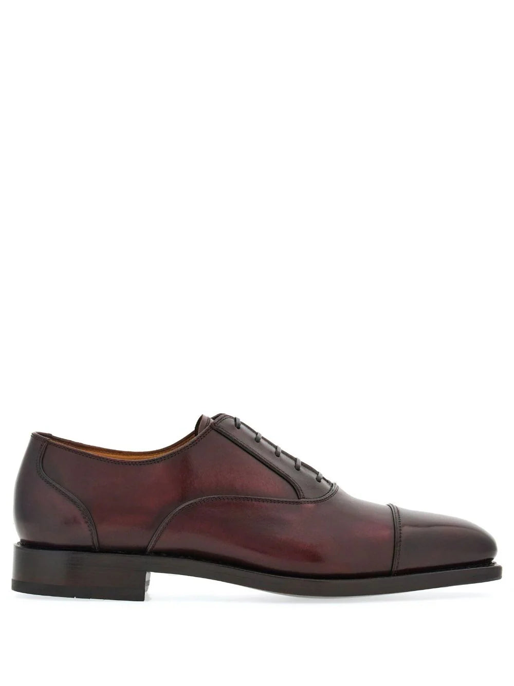 Ferragamo zapatos oxford con puntera cuadrada