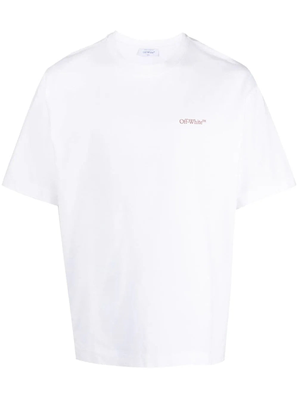 Playera Off-White manga corta con logo estampado