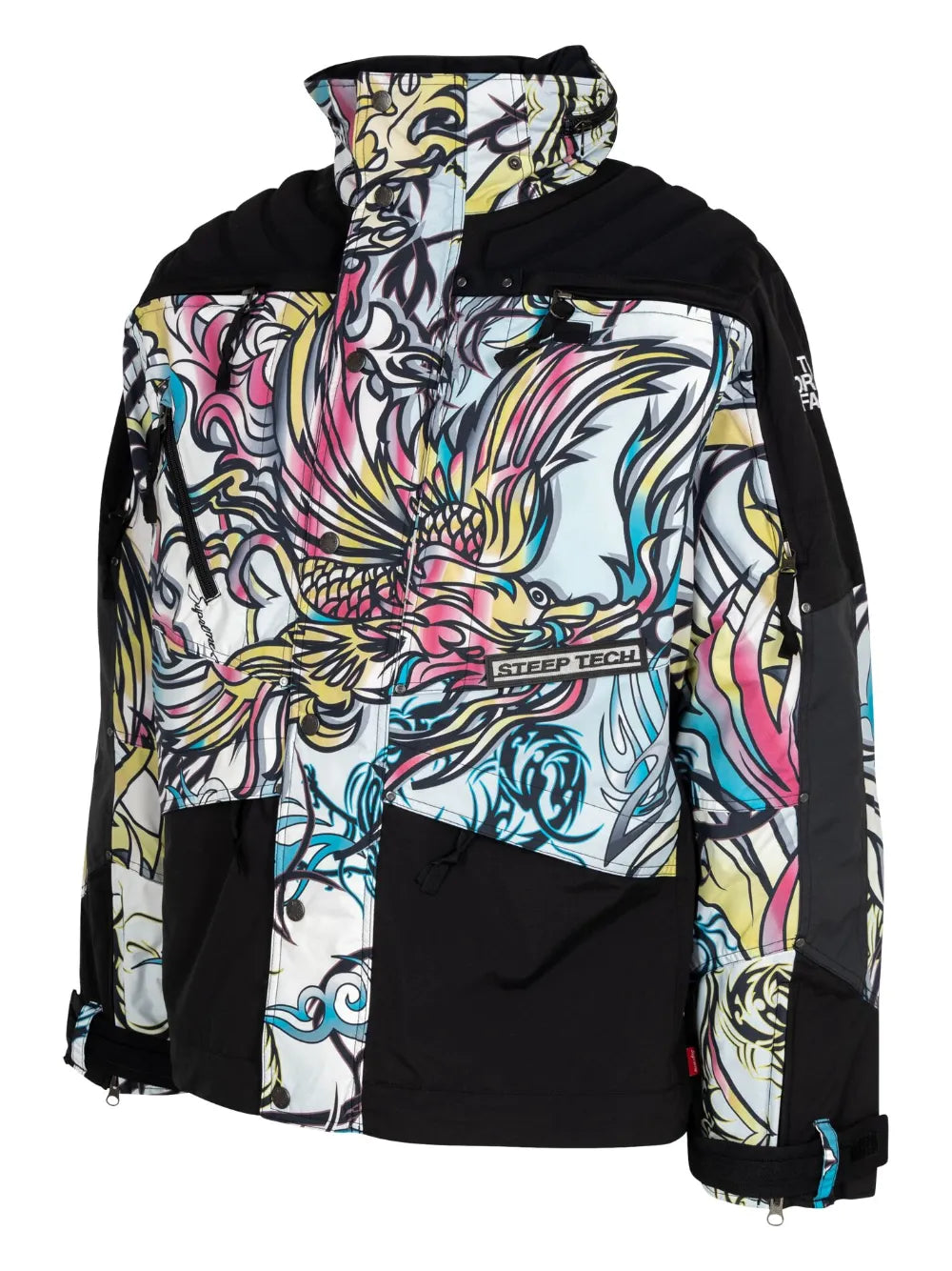 Supreme chamarra Steep Tech "Multicolor Dragon" Apogee de Supreme x The North Face - Negro - imagen 3