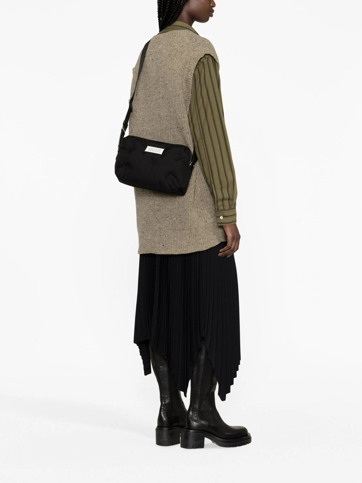 Maison Margiela bolsa cámara Glam Slam Sport - Negro - imagen 2