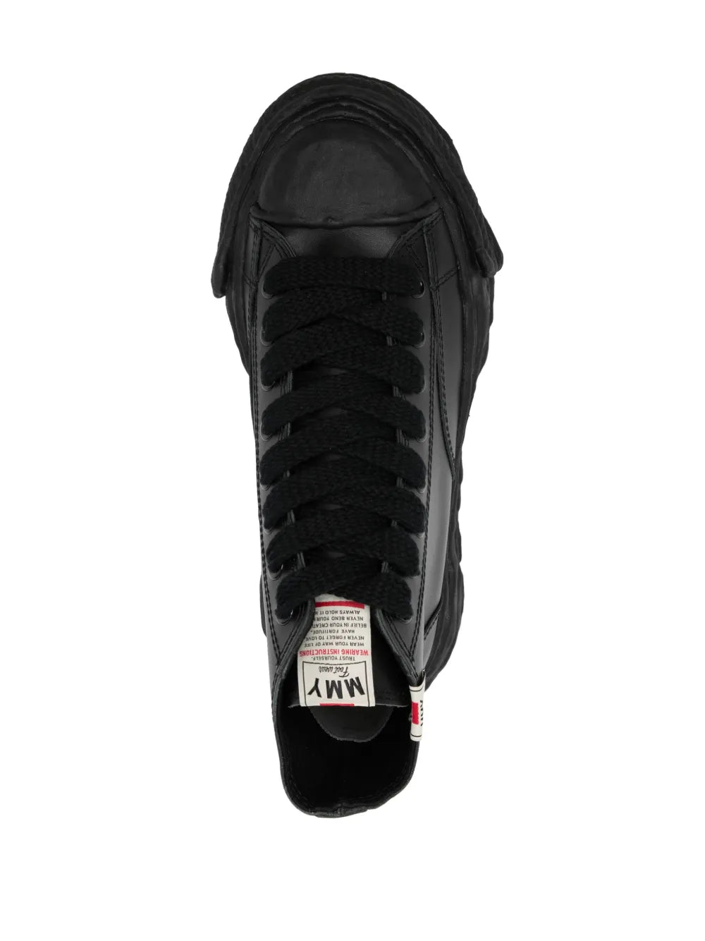 Maison MIHARA YASUHIRO tenis altos Peterson23 - negro