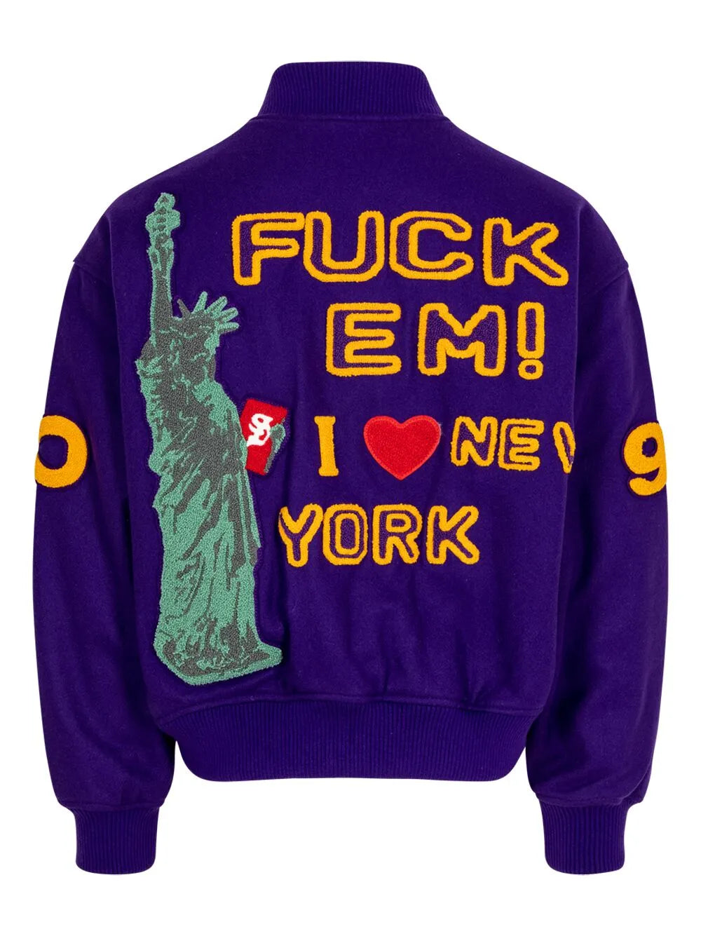 Supreme "chamarra universitaria Tourist ""Purple""" - Morado - imagen 2