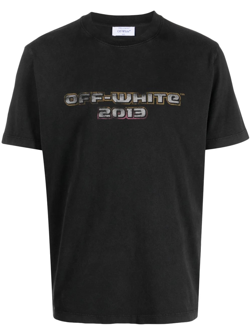 Playera Off-White con logo estampado