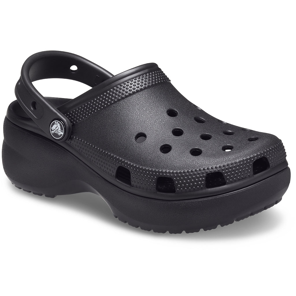 Crocs Women's Classic Platform Clog - Negro 001 - vista 5