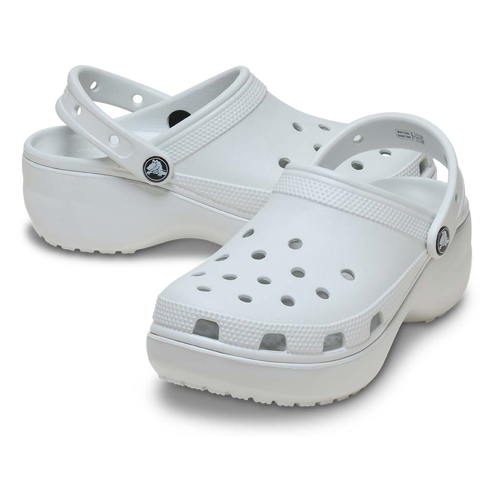 Crocs Women's Classic Platform Clog - Color 1NK - vista 2