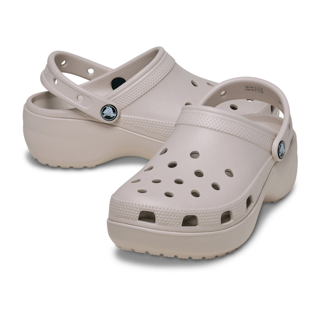 Crocs Women's Classic Platform Clog - Café 2PL - vista 2
