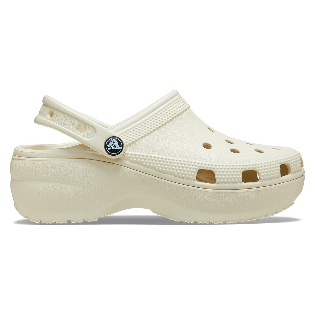 Crocs Women's Classic Platform Clog - Beige 2Y2 - vista 1