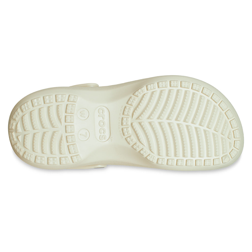 Crocs Women's Classic Platform Clog - Beige 2Y2 - vista 4
