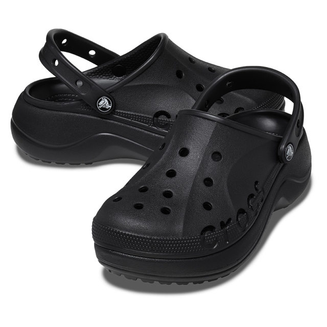 Crocs Women's Baya Platform Clog - Negro 001 - vista 2