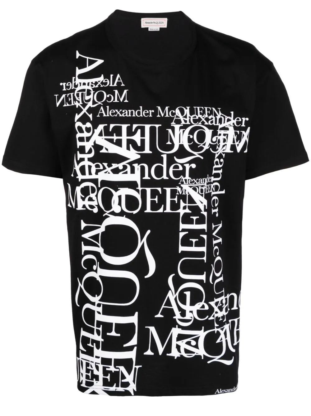Playera Alexander McQueen con logo estampado