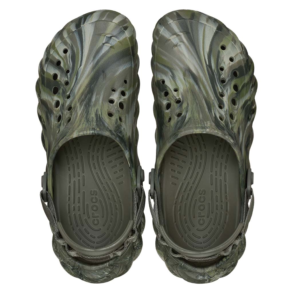 Crocs Echo Marbled Clog - Verde 3N4 - vista 3