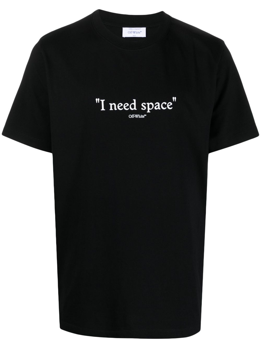 Playera Off-White slogan-prin