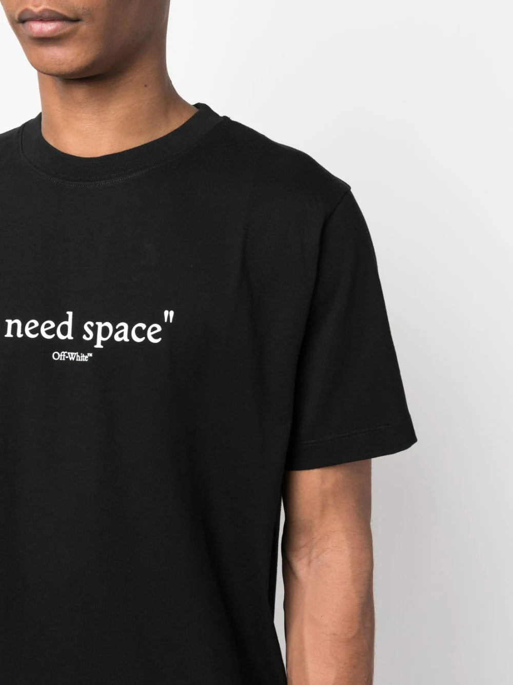 Playera Off-White slogan-prin
