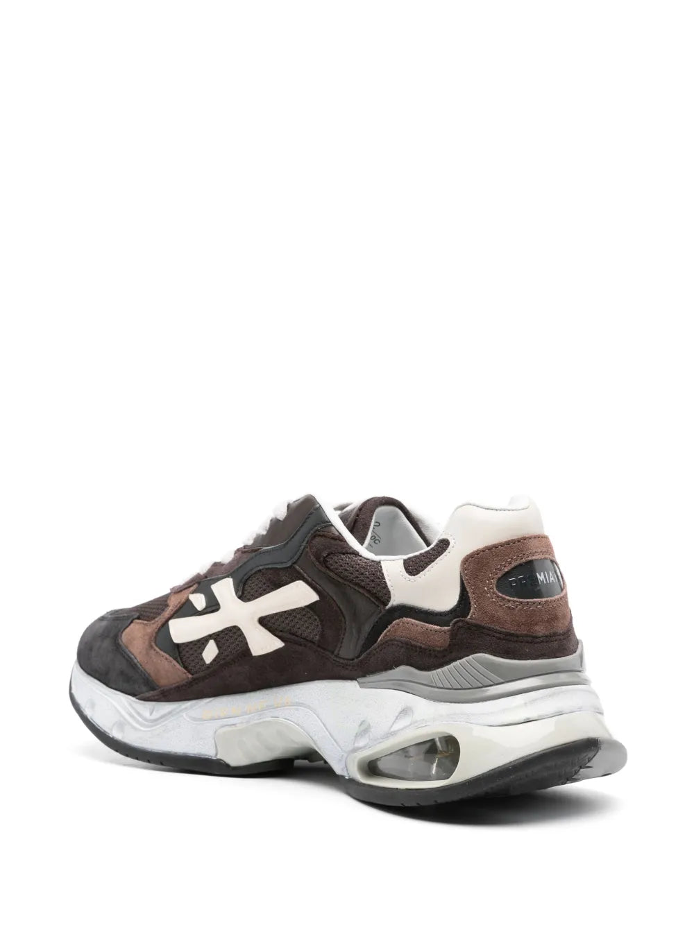 Premiata tenis bajos Sharky con paneles
