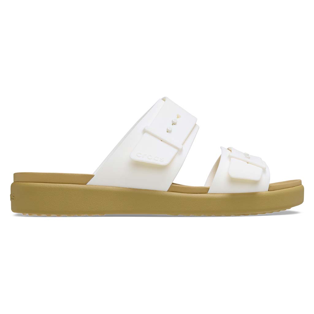 Crocs Women's Brooklyn Buckle Low Low - Blanco 00O - vista 1