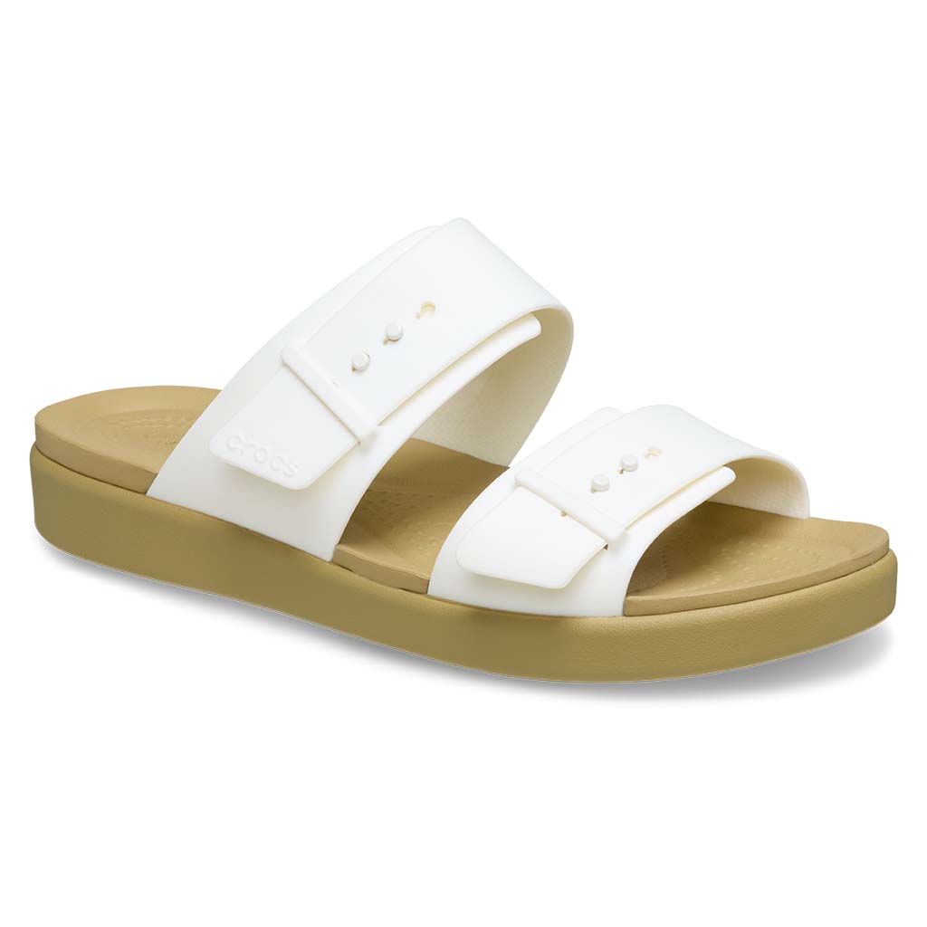 Crocs Women's Brooklyn Buckle Low Low - Blanco 00O - vista 5