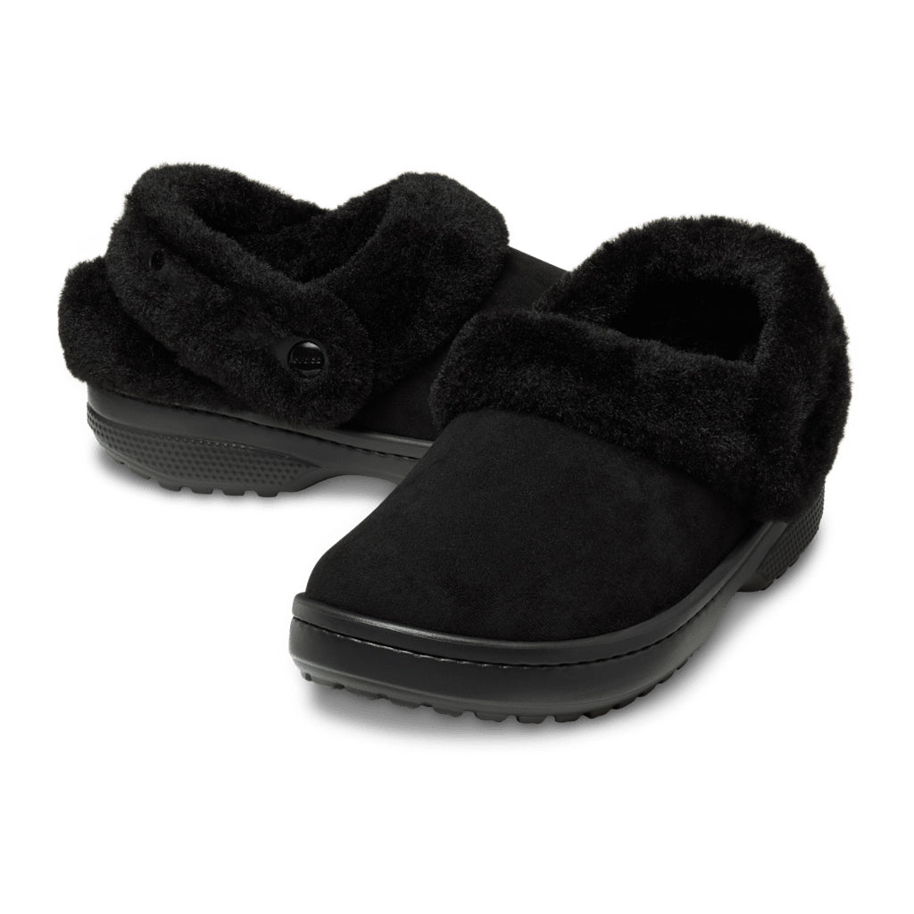 Crocs Classic Unfurgtble Vegan Suede Clog - Negro 001 - vista 2