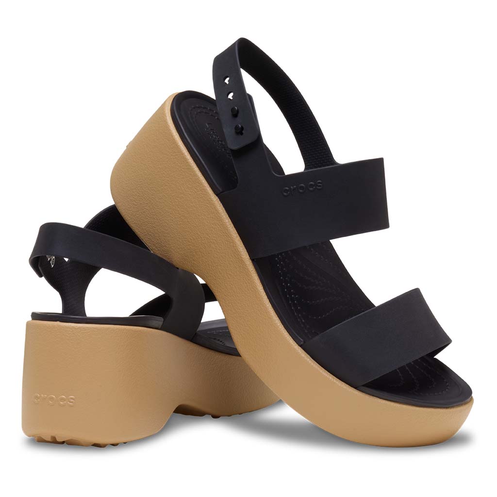 Crocs Women's Brooklyn Sky Sandal - Negro 0RI - vista 2