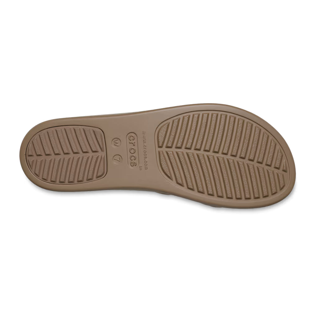 Crocs Women's Brooklyn Knot Low Wedge - Café 2Q9 - vista 4