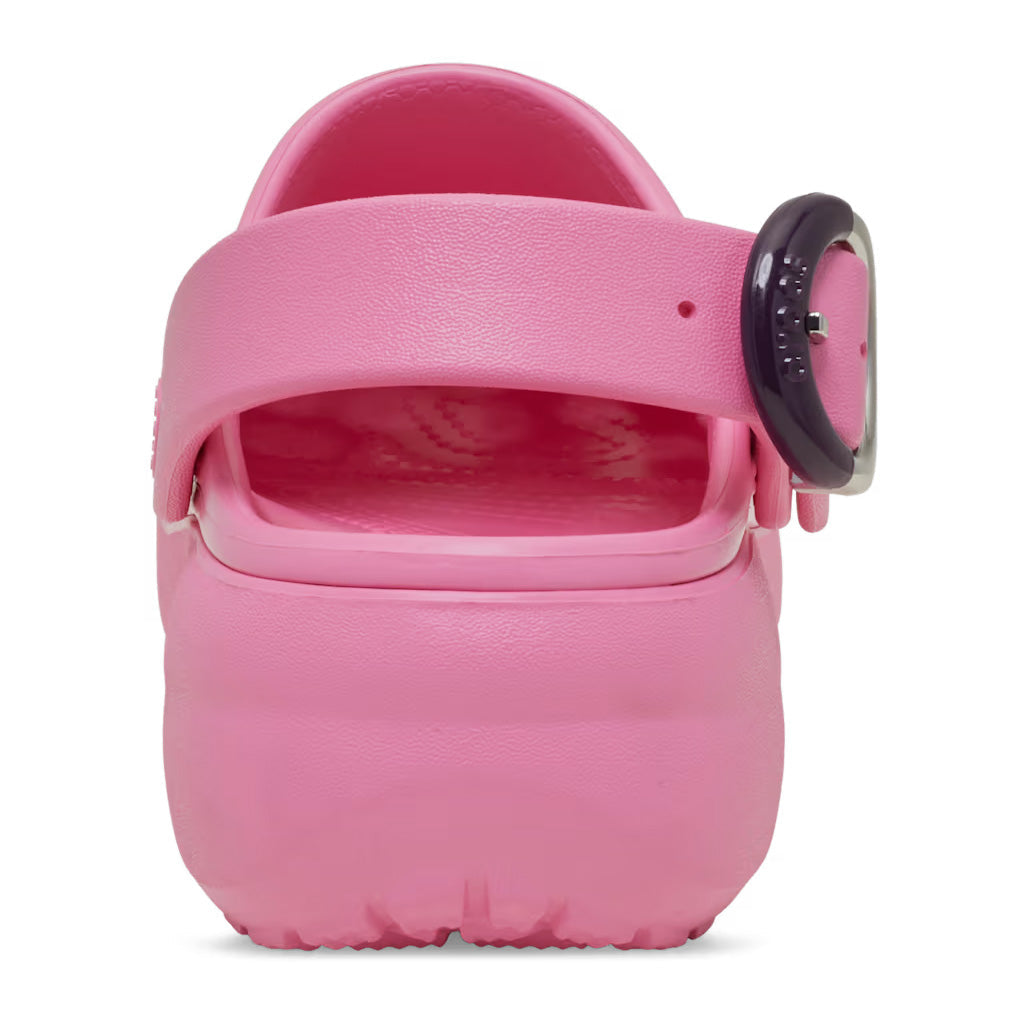 Crocs Women's Classic Platform Buckle Clog - Rosa 669 - vista 4