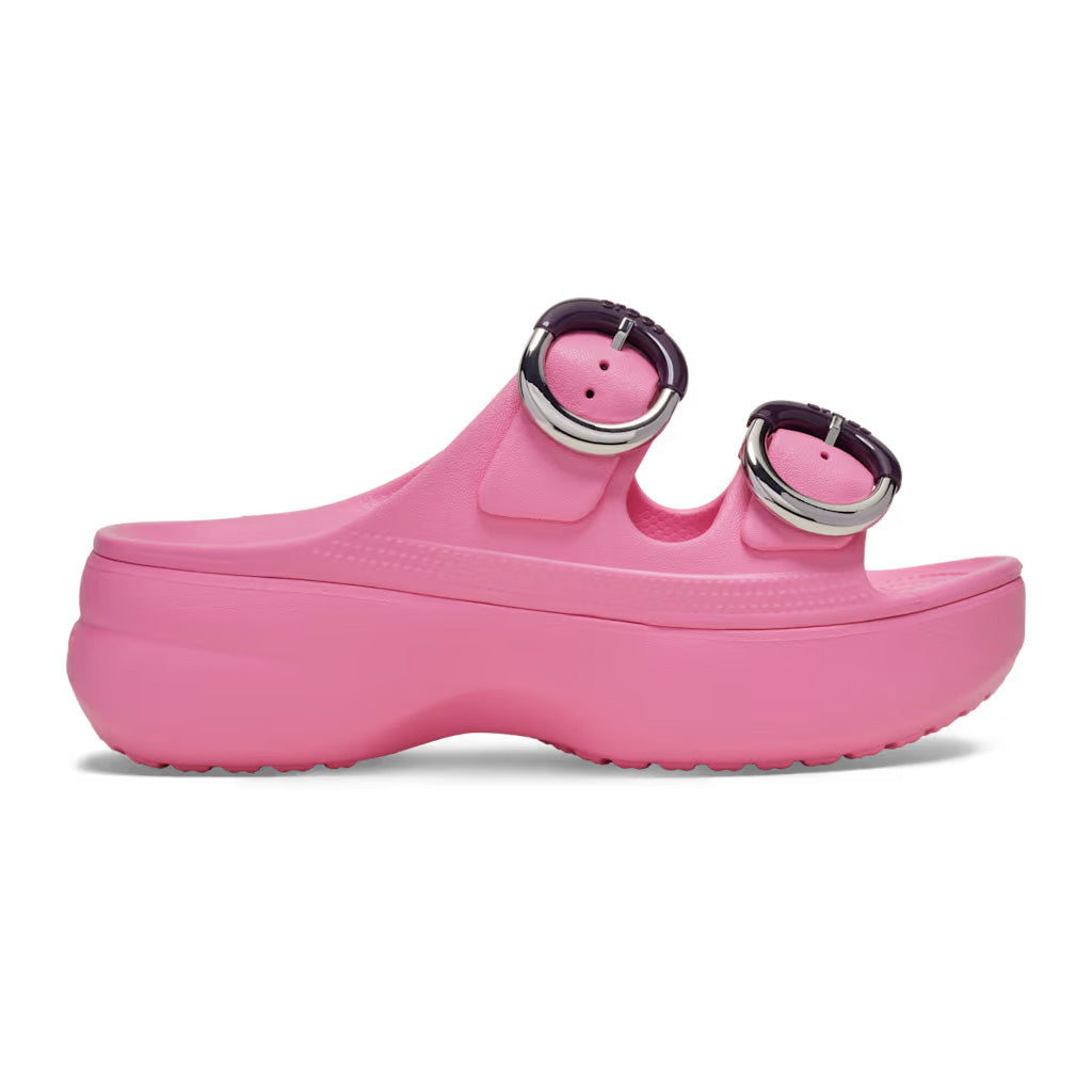 Crocs Women's Sat Platform Dipped Buckle Sandal - Rosa 669 - vista 1