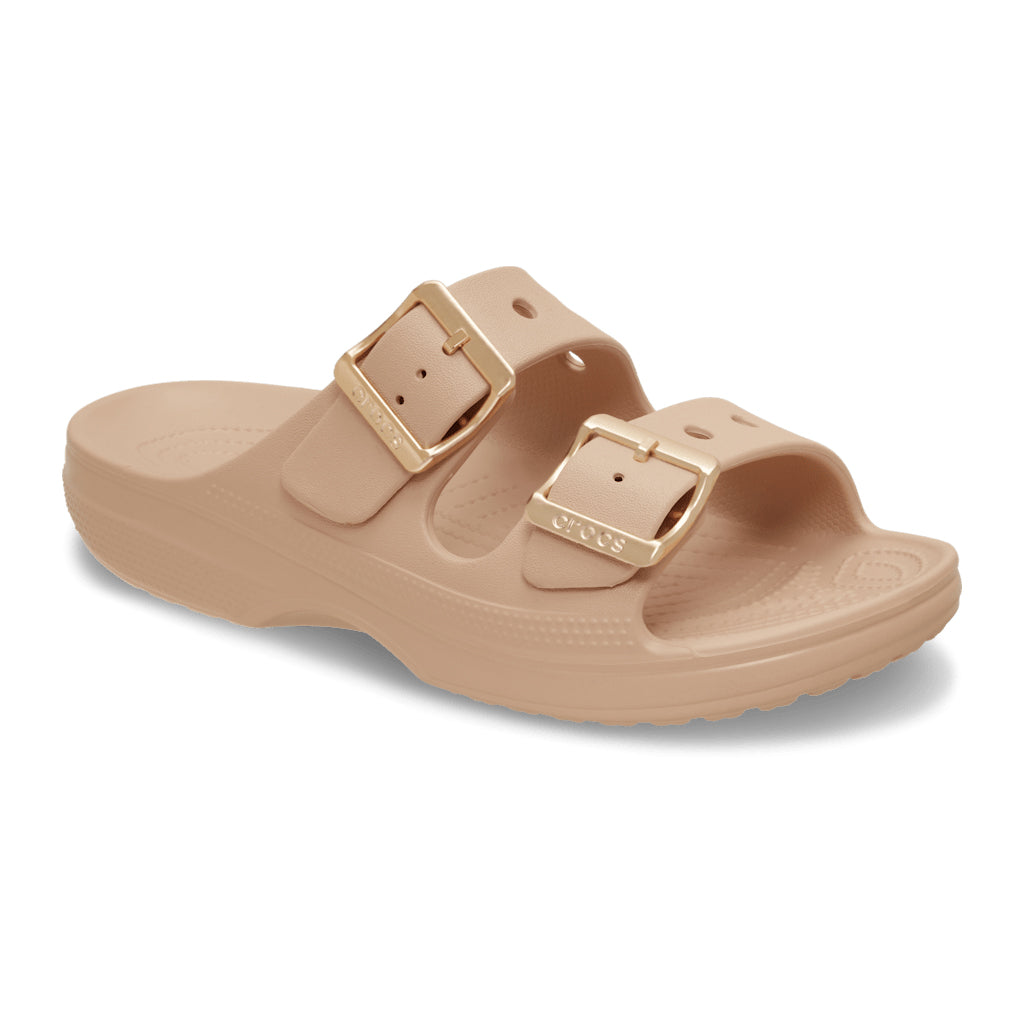 Crocs Women's SaturdayMetallicBuckleSandal - Rosa 684 - vista 5