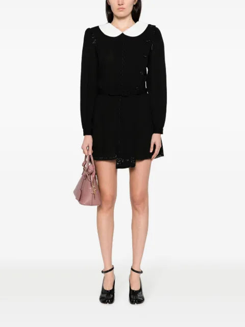 Maison Margiela vestido corto con cuello Peter Pan - imagen 2