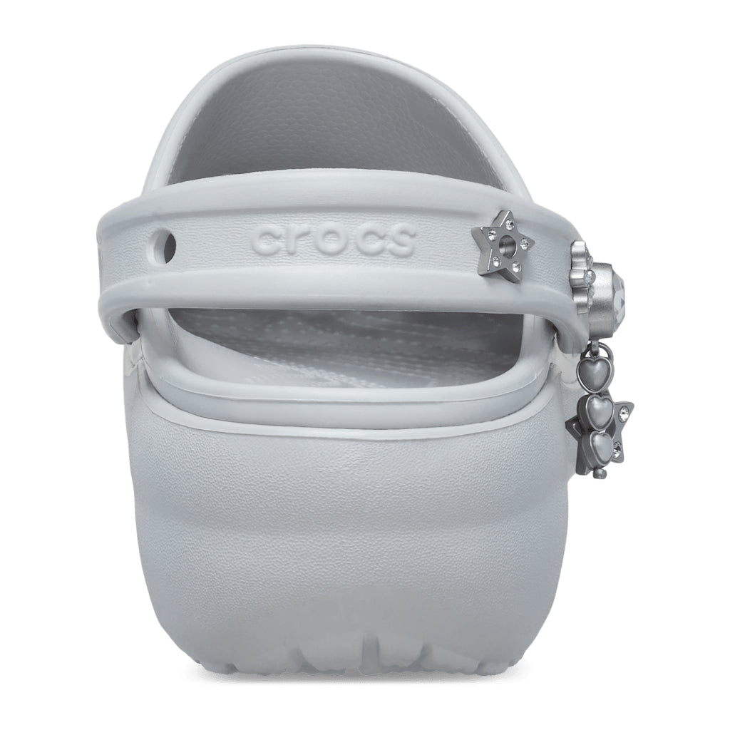 Crocs Women's Classic Platform Edgy Beading Clog - Gris 1FT - vista 4