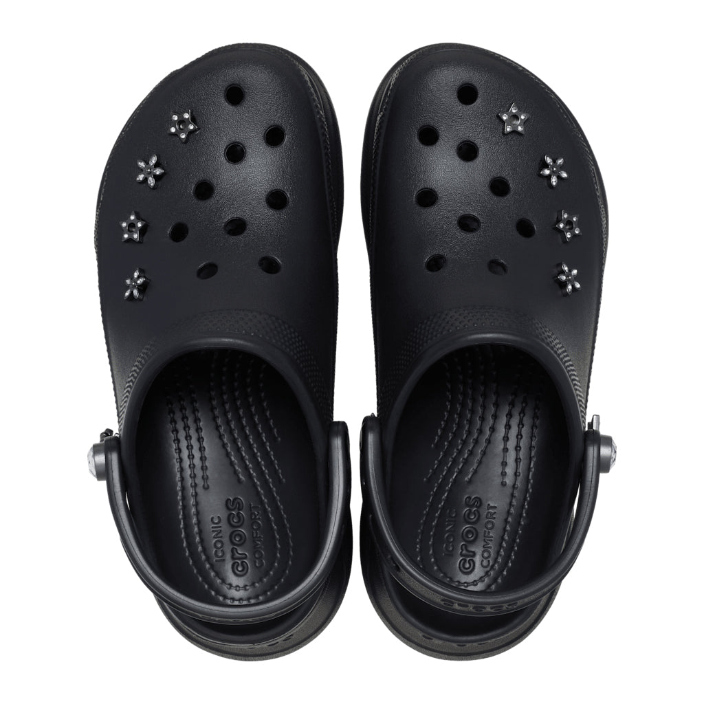 Crocs Women's Bae Edgy Beading Clog - Negro 001 - vista 3