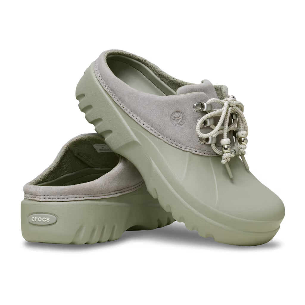 Crocs Women's Axle Suede Mule - Gris 1LM - vista 2