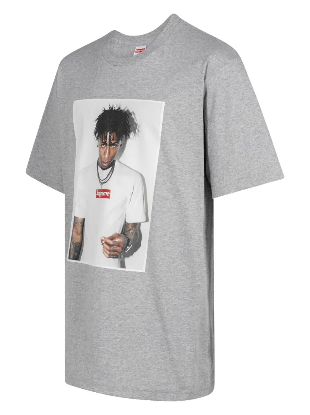 Supreme playera NBA Youngboy "FW23 Heather Grey" - Gris - imagen 3