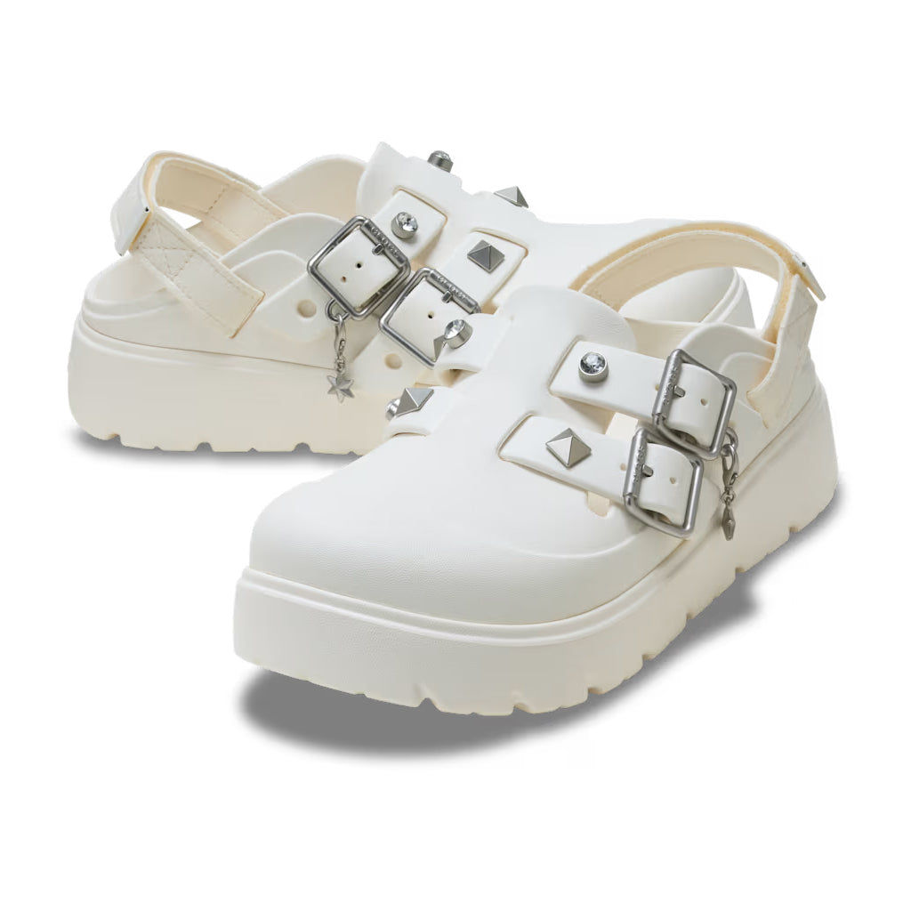 Crocs Women's Loaferette Star Studded Clog - Beige 0WV - vista 2