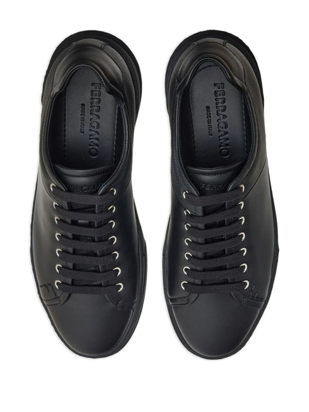 Ferragamo tenis con paneles