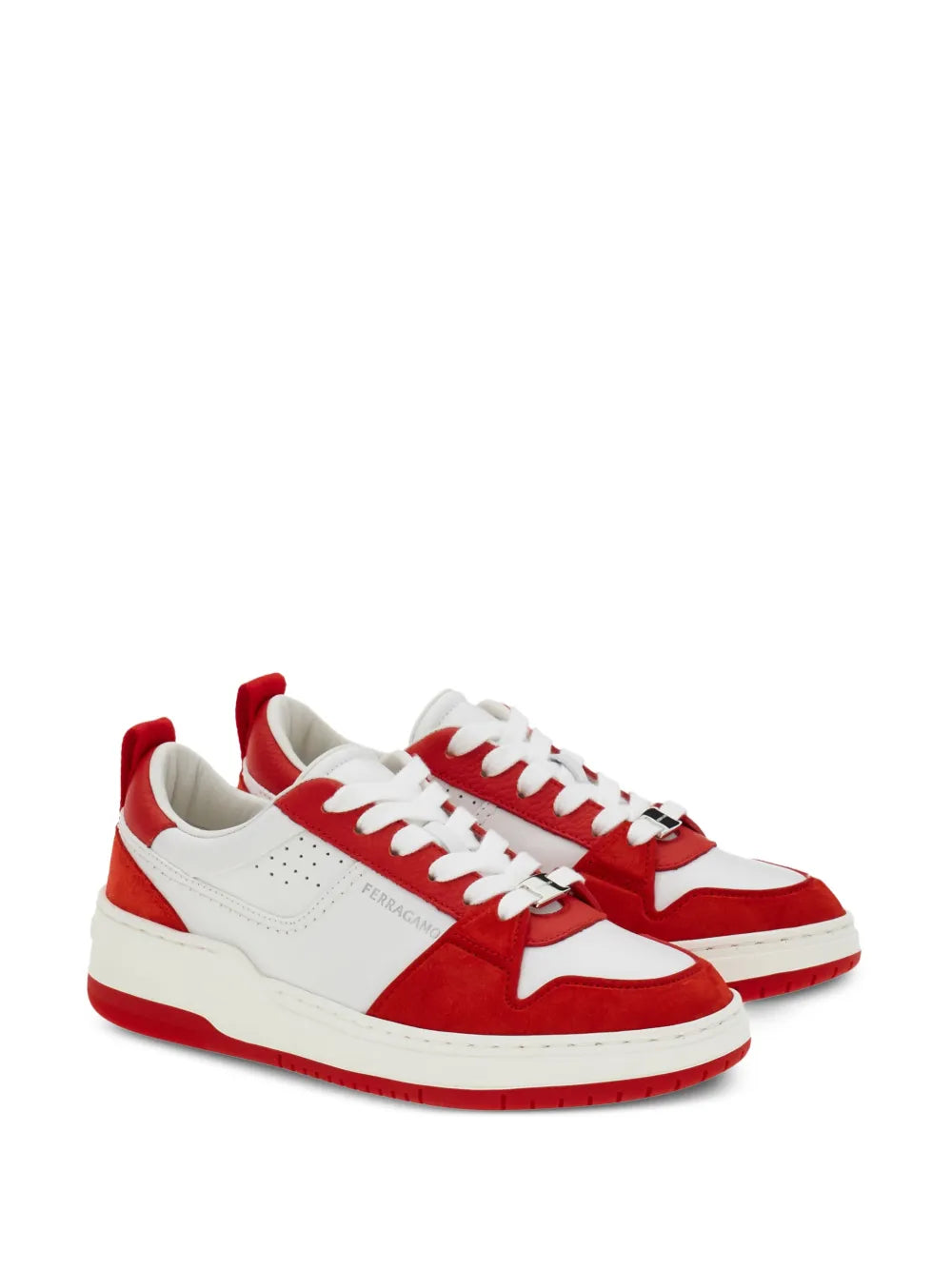 Ferragamo tenis con paneles