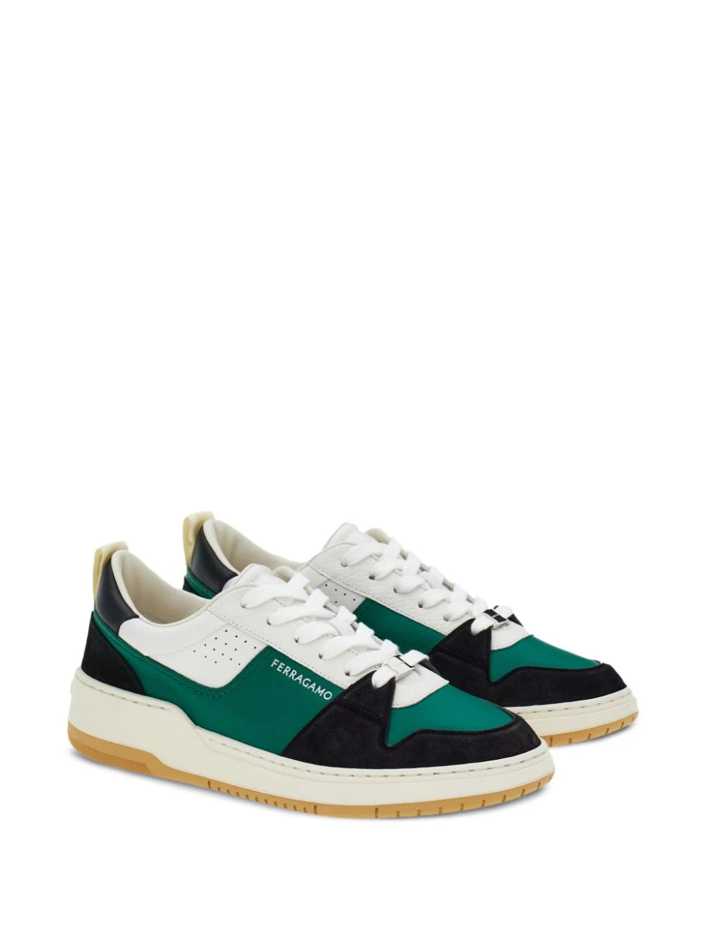 Ferragamo tenis Dennis con paneles