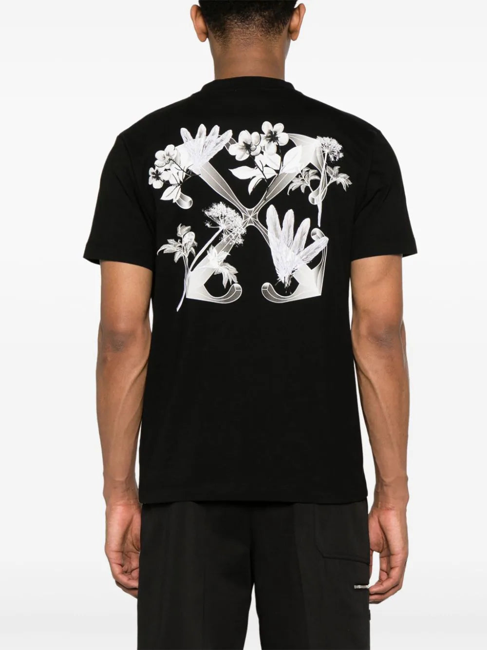 Playera Off-White con estampado Flower Scan Arrows