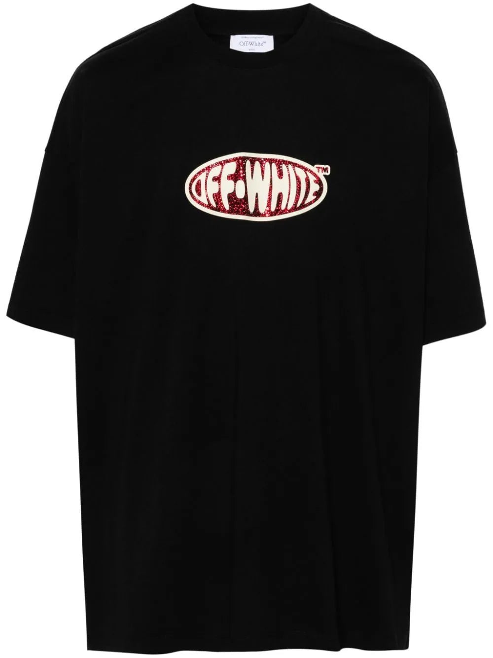 Playera Off-White con logo estampado