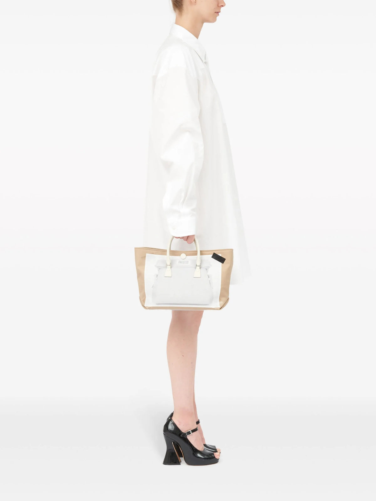 Maison Margiela tote 5AC micro - Neutro - imagen 3