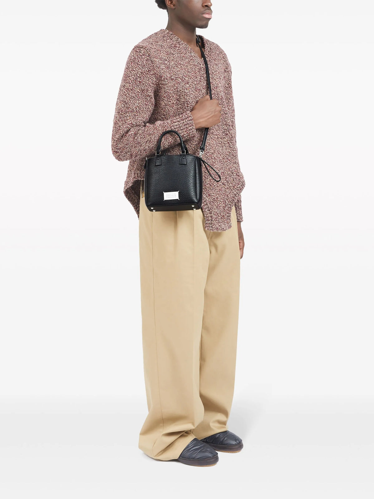 Maison Margiela tote 5AC Vertical - Negro - imagen 3