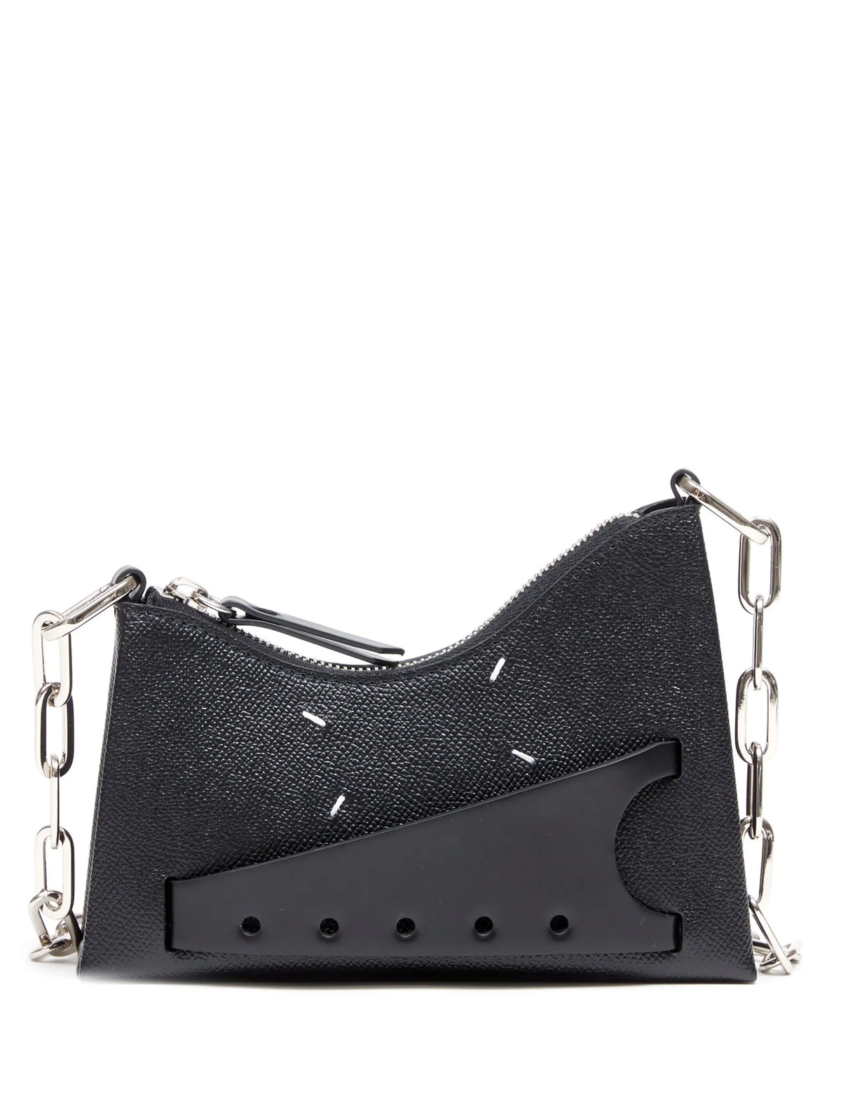 Maison Margiela bolsa de hombro Snatched micro - Negro - imagen 1